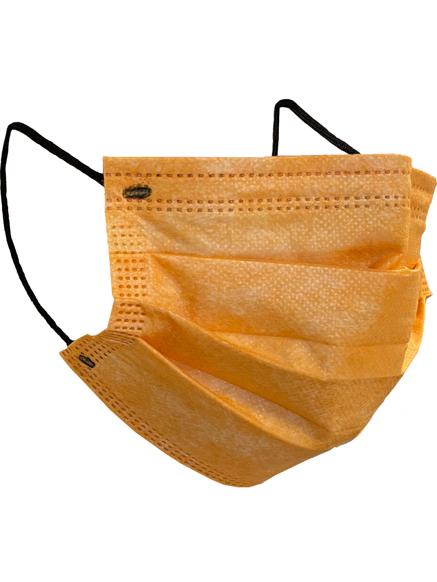 Disposable Face Mask (Orange Color) (Retail)